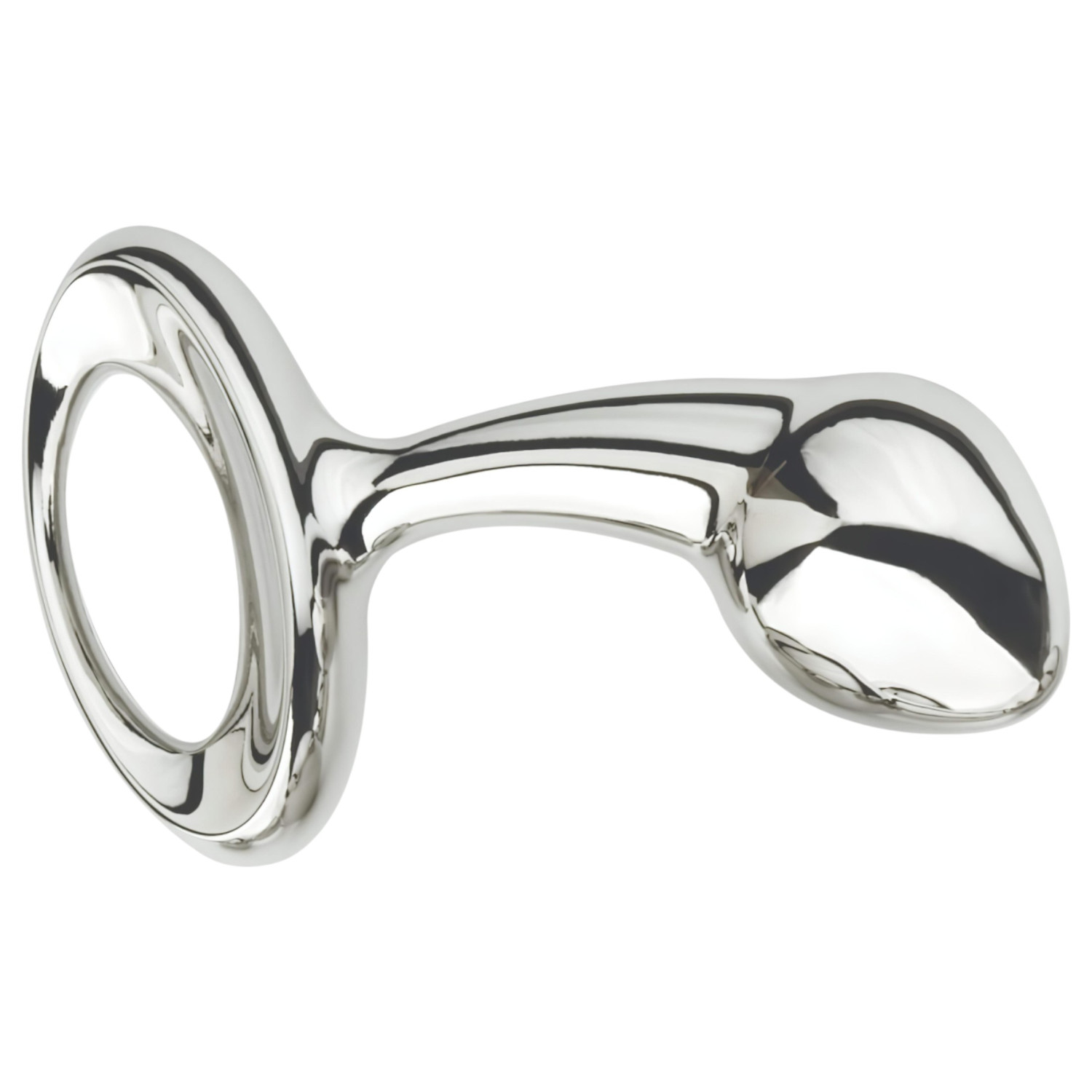 Njoy S - liten analplugg i metall (silver)