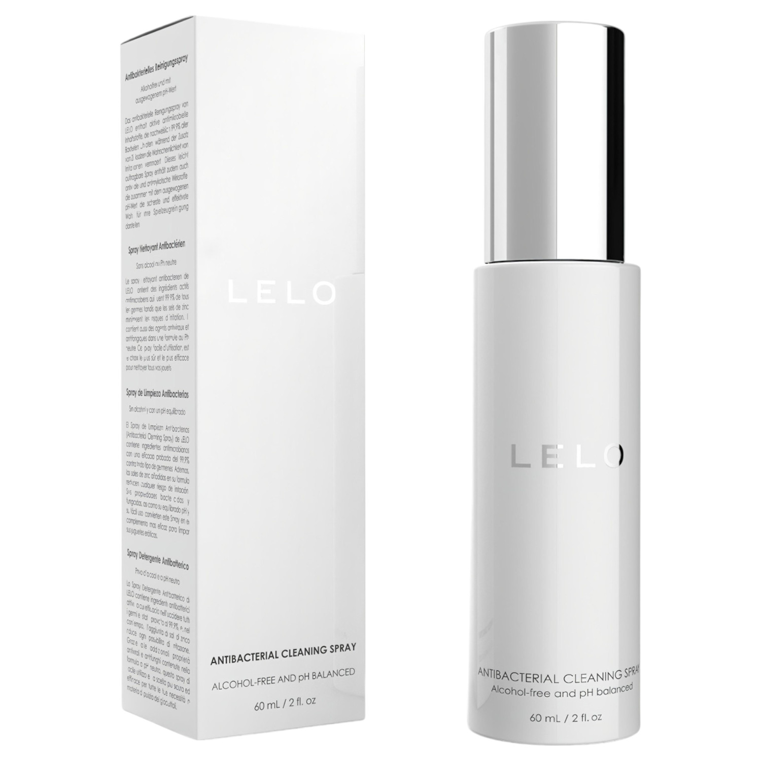 LELO - rengöringsspray - antibakteriell desinfektion - 60ml
