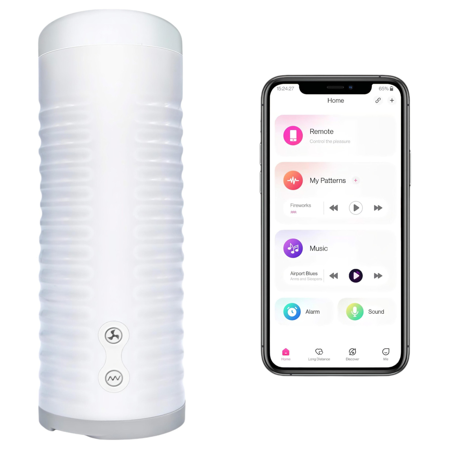 Lovense Max 2 - App-styrd masturbator för män (vit)